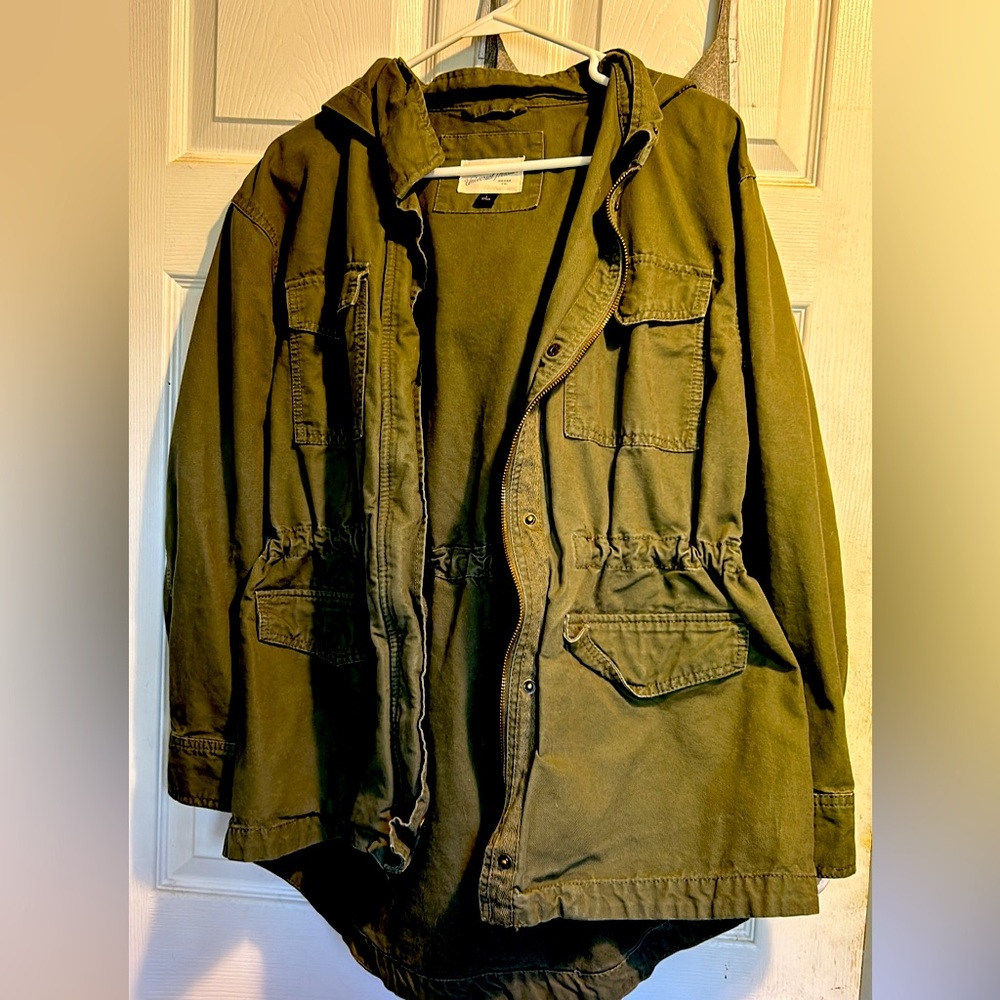 Fall Army Style Jacket. Size Large. - image 1
